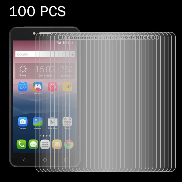 100 PCS for Alcatel One Touch Pixi 4 & 3 6-inch 0.26mm 9H Surface Hardness 2.5D Explosion-proof Tempered Glass Screen Film