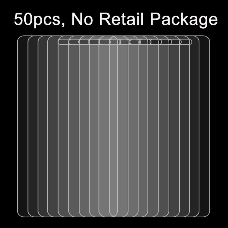 50 PCS for Lenovo K6 & A Plus 0.26mm 9H Surface Hardness 2.5D Explosion-proof Tempered Glass Screen Film, No Retail Package