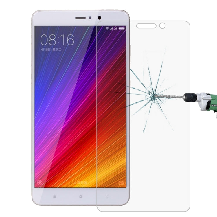 2 PCS for Xiaomi Mi 5s Plus 0.26mm 9H Surface Hardness 2.5D Explosion-proof Tempered Glass Screen Film