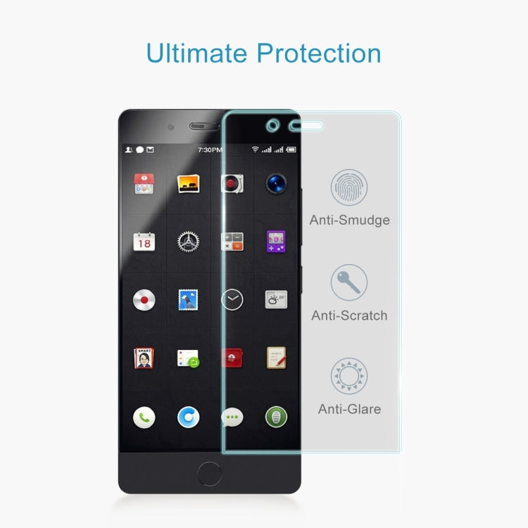 10 PCS Smartisan Nut Pro 0.26mm 9H Surface Hardness Explosion-proof Non-full Screen Tempered Glass Screen Film