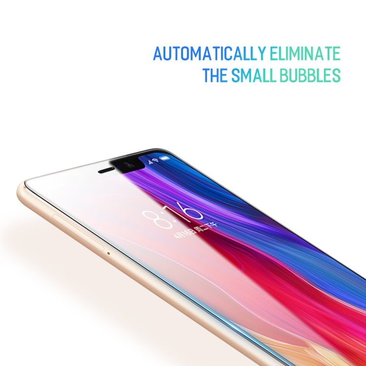 ROCK 0.18mm HD Curved Surface Full Screen Protector Hydrogel Film for Xiaomi Mi 8 / Mi 8 Explorer, TPU+PET Material