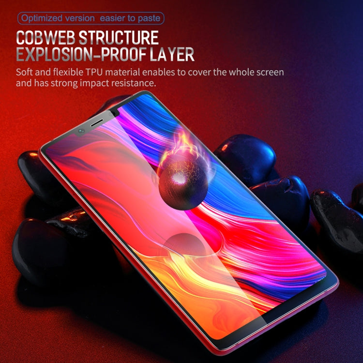 ROCK 0.18mm HD Curved Surface Full Screen Protector Hydrogel Film for Xiaomi Mi 8 SE, TPU+PET Material