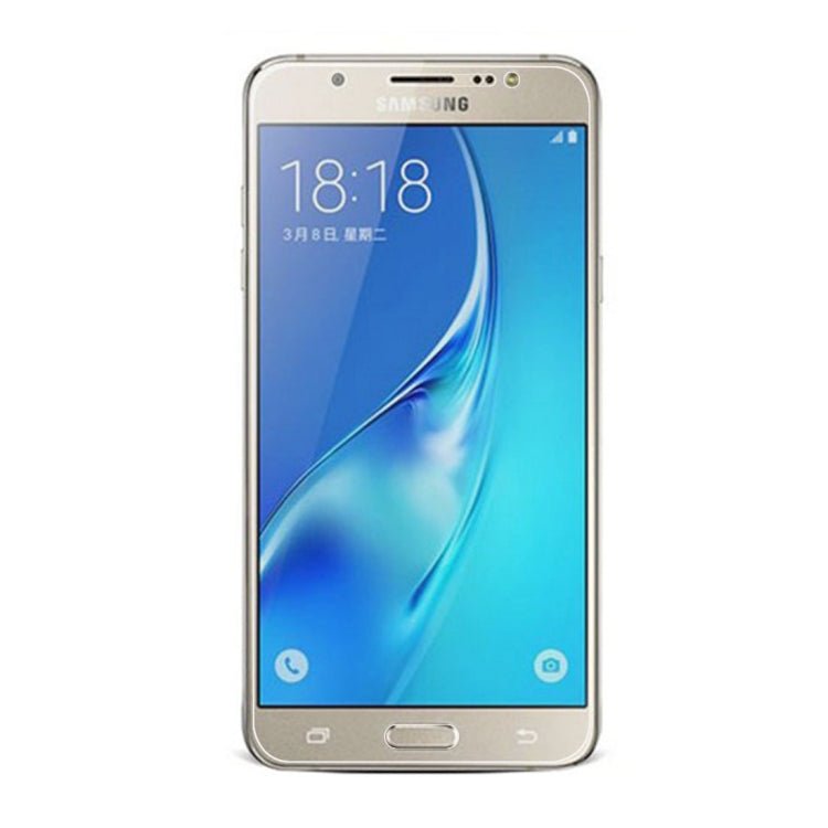 10 PCS 0.26mm 9H+ Surface Hardness 2.5D Explosion-proof Tempered Glass Film for Galaxy J7 / J700