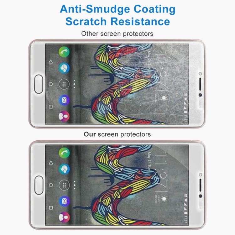 10 PCS for Wiko U Feel Fab 0.26mm 9H Surface Hardness Explosion-proof Non-full Screen Tempered Glass Screen Film