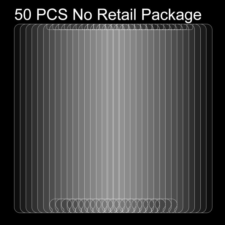 50 PCS for Wiko U Feel Fab 0.26mm 9H Surface Hardness Explosion-proof Non-full Screen Tempered Glass Screen Film, No Retail Package