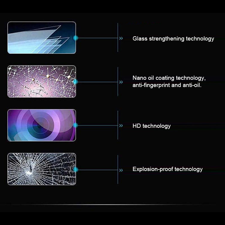 10 PCS 9H 2.5D Curved Edge Full Screen Tempered Glass Film for ZTE Nubia X(Black)