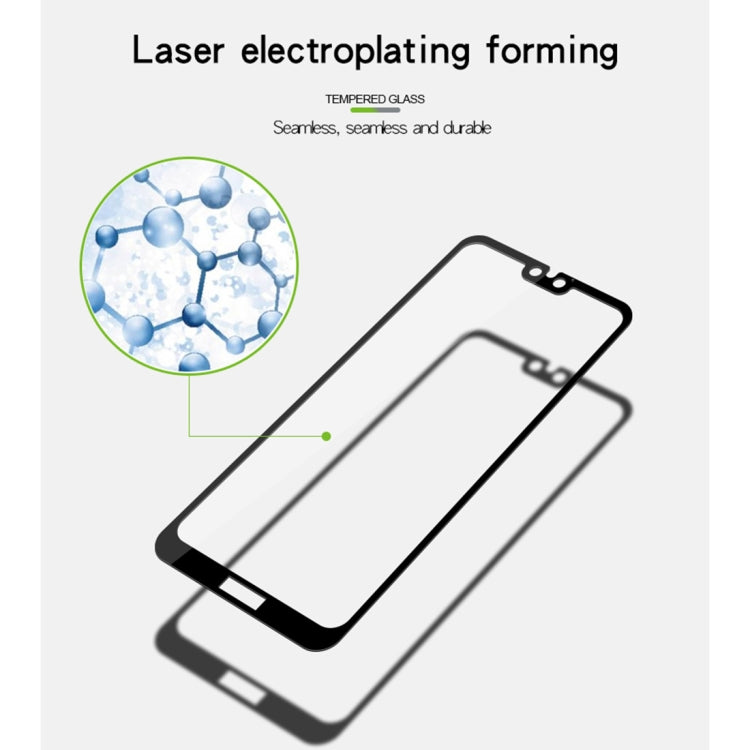MOFI 9H Surface Hardness 2.5D Arc Edge Full Screen Tempered Glass Film for Huawei Honor 9i(Black)