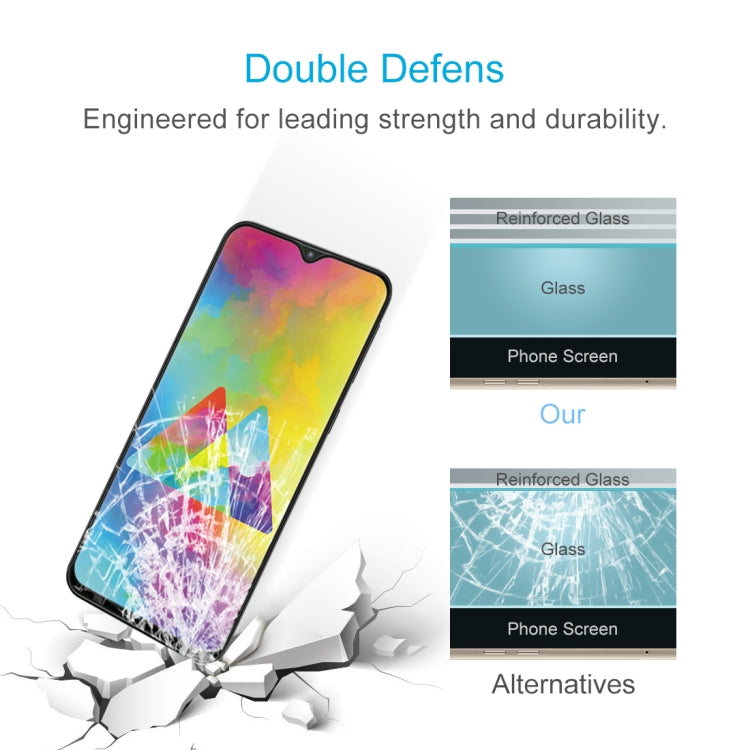 9H 9D Full Screen Tempered Glass Screen Protector for Galaxy M20(Black)