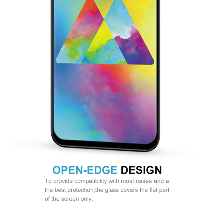 9H 9D Full Screen Tempered Glass Screen Protector for Galaxy M20(Black)