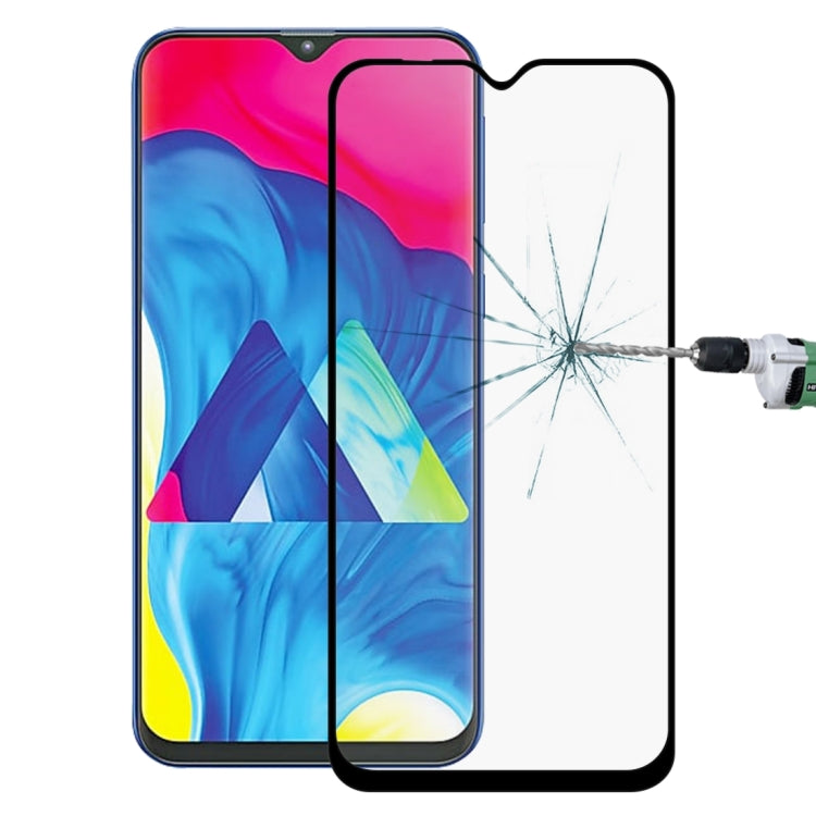 9H 9D Full Screen Tempered Glass Screen Protector for Galaxy M10(Black)