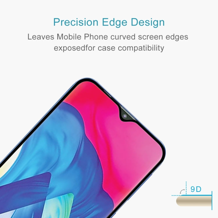 9H 9D Full Screen Tempered Glass Screen Protector for Galaxy M10(Black)