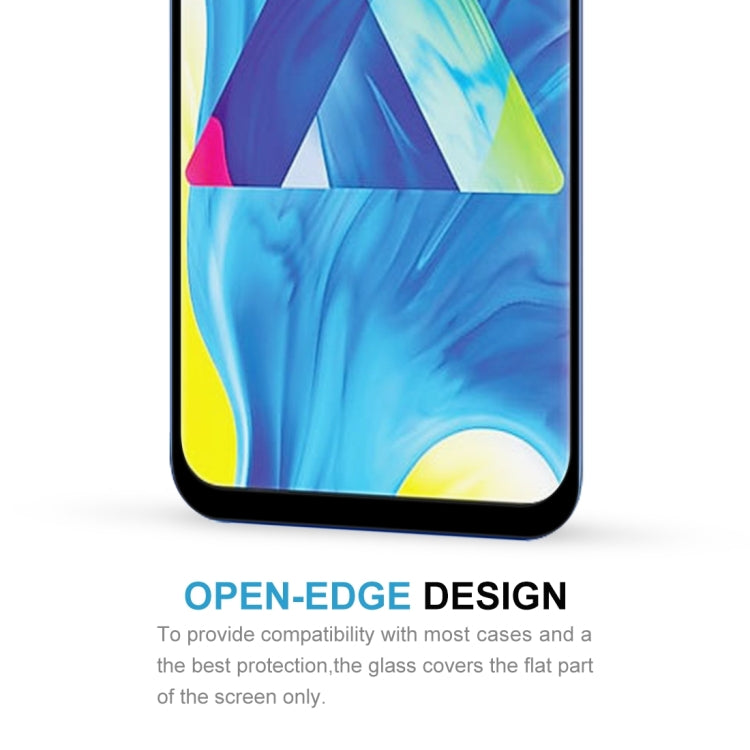 9H 9D Full Screen Tempered Glass Screen Protector for Galaxy M10(Black)
