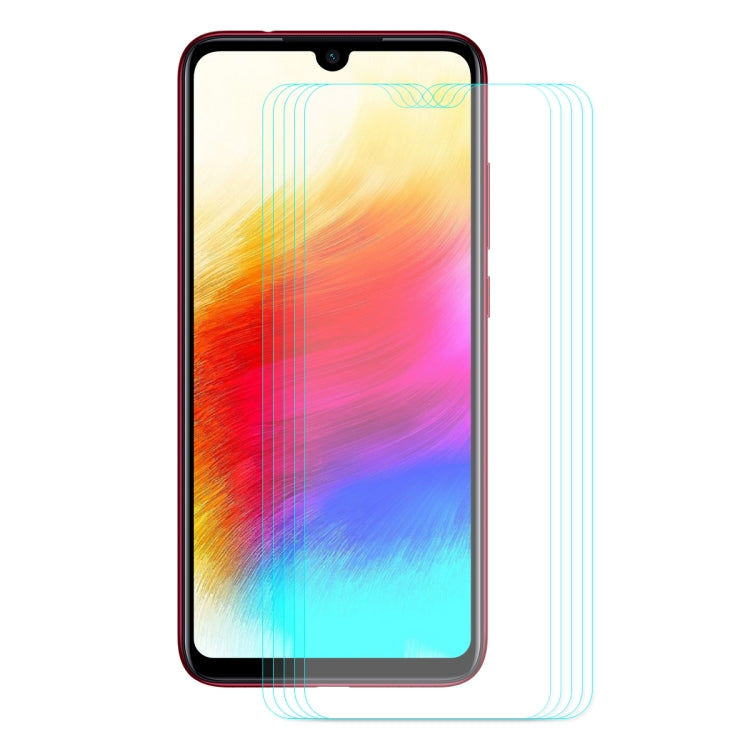 5 PCS ENKAY Hat-Prince 0.26mm 9H 2.5D Curved Edge Tempered Glass Film for Xiaomi Redmi Note 7 Pro