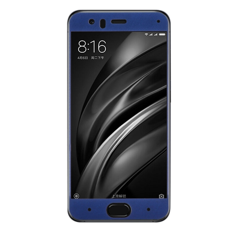 For Xiaomi  Mi 6 0.33mm 9H Surface Hardness Silk-screen Full Screen Tempered Glass Screen Protector