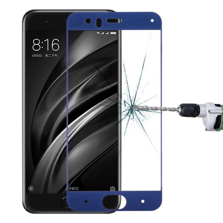 For Xiaomi  Mi 6 0.33mm 9H Surface Hardness Silk-screen Full Screen Tempered Glass Screen Protector