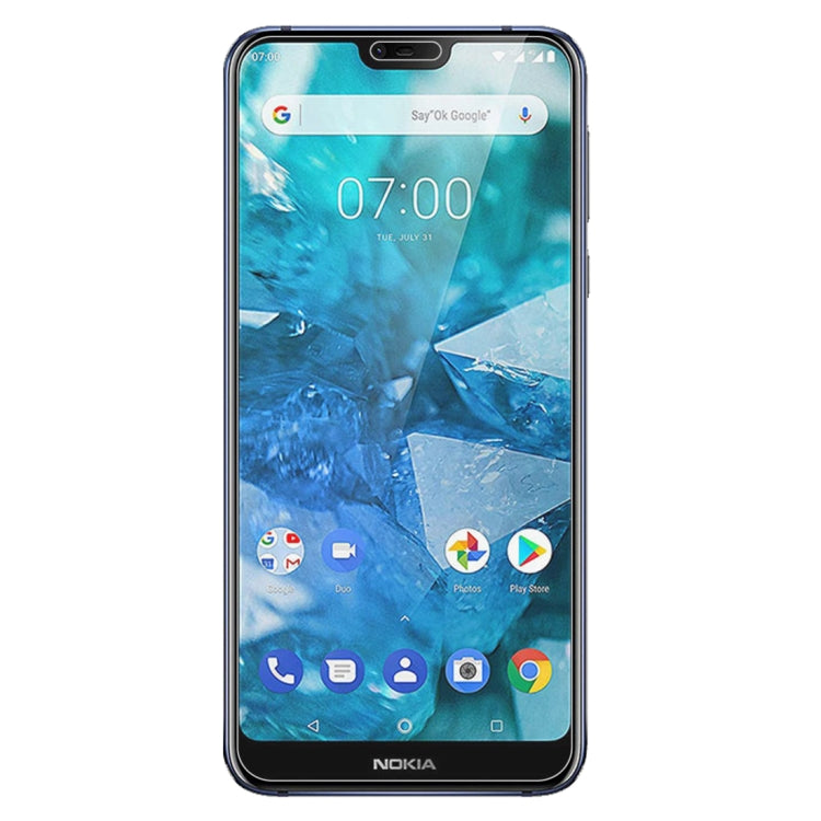 10 PCS 0.26mm 9H 2.5D Transparent Tempered Glass Film for Nokia 7.1