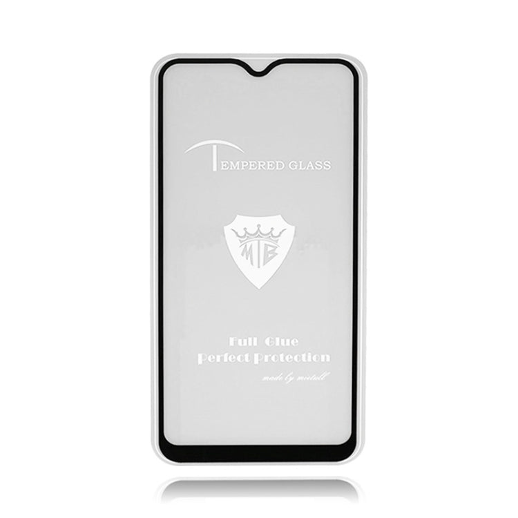 MIETUBL Full Screen Full Glue Anti-fingerprint Tempered Glass Film for Vivo Y17(Black)