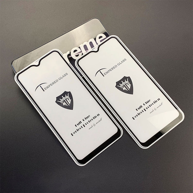 25 PCS MIETUBL Full Screen Full Glue Anti-fingerprint Tempered Glass Film for Vivo Y17 (Black)