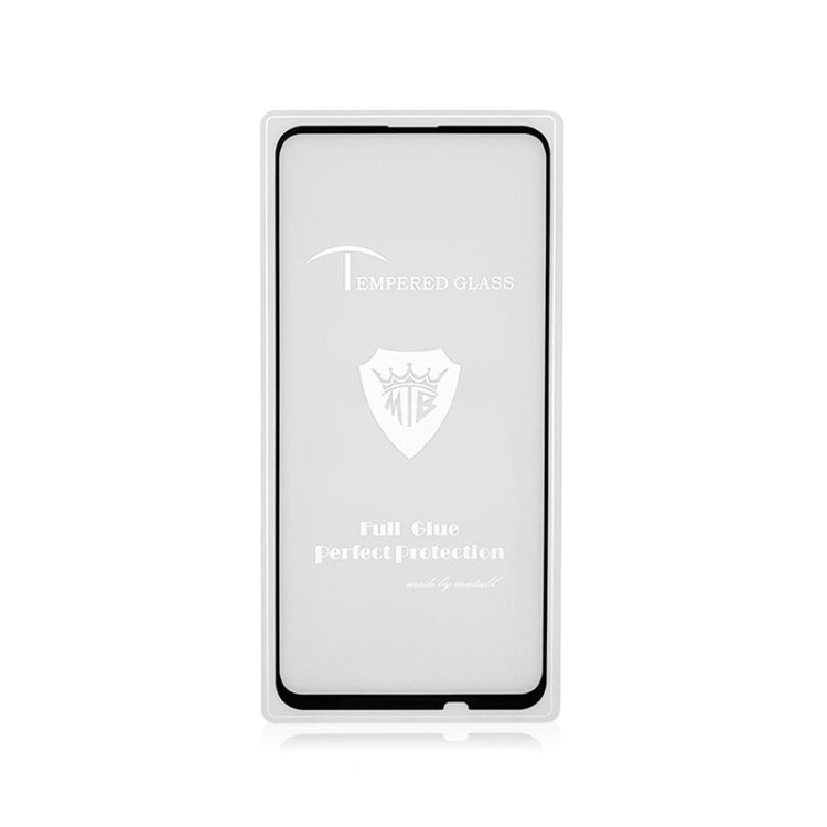 25 PCS MIETUBL Full Screen Full Glue Anti-fingerprint Tempered Glass Film for Vivo Z5x (Black)