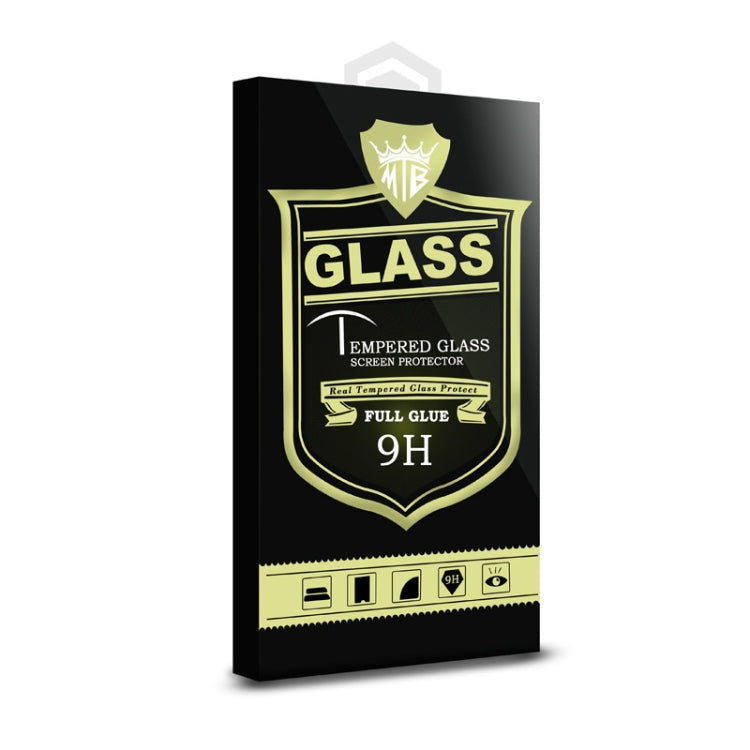 MIETUBL Full Screen Full Glue Anti-fingerprint Tempered Glass Film for Nokia 3.2 (Black)