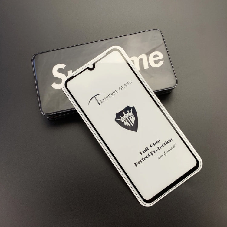 MIETUBL Full Screen Full Glue Anti-fingerprint Tempered Glass Film for Huawei nova 5 / 5 Pro / Xiaomi Mi 9X(Black)