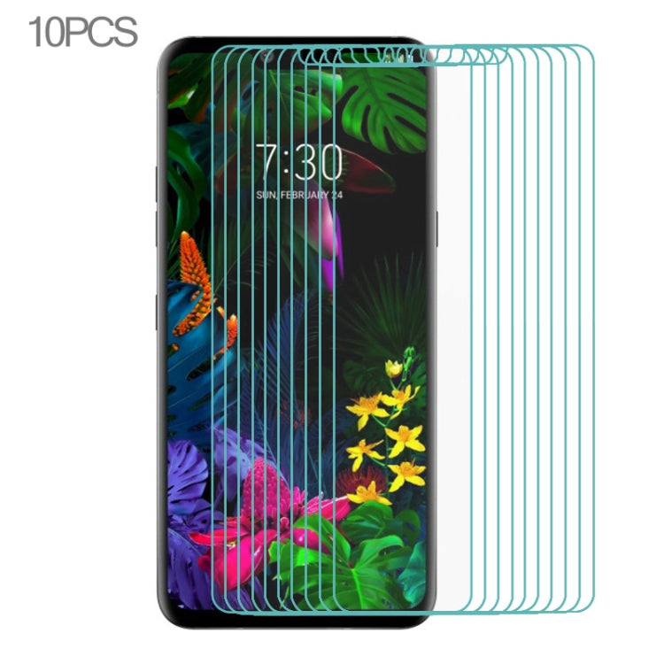 10 PCS for LG G8s ThinQ Ultra Slim 9H 2.5D Tempered Glass Screen Protective Film (Transparent)