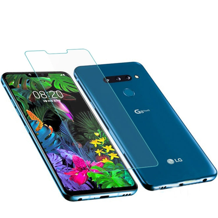 50 PCS for LG G8s ThinQ Ultra Slim 9H 2.5D Tempered Glass Screen Protective Film (Transparent)