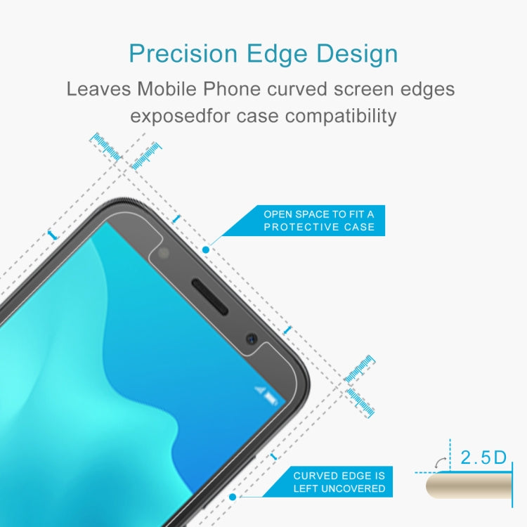 0.26mm 9H 2.5D Tempered Glass Film for Huawei Y5 Prime (2018)