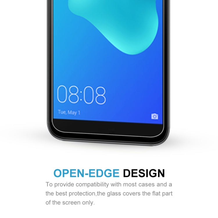 10 PCS 0.26mm 9H 2.5D Tempered Glass Film for Huawei Y5 Prime (2018)