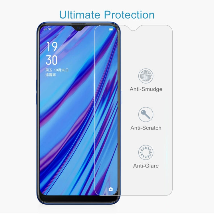 50 PCS 2.5D Non-Full Screen Tempered Glass Film for OPPO A9 2020 / A56 5G