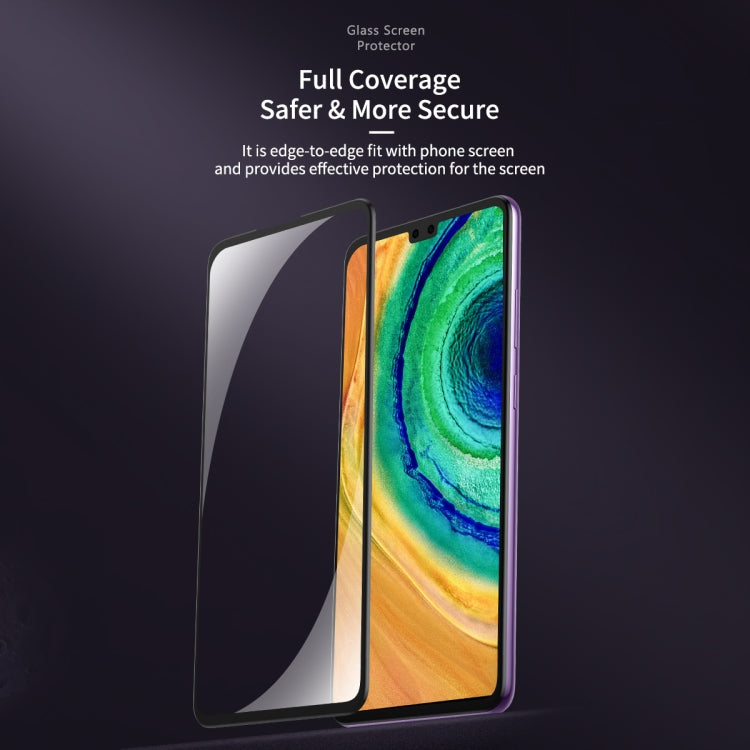 ROCK 9H 3D Curved Heat Bending Full Screen Tempered Glass Film for Huawei Mate30 Pro