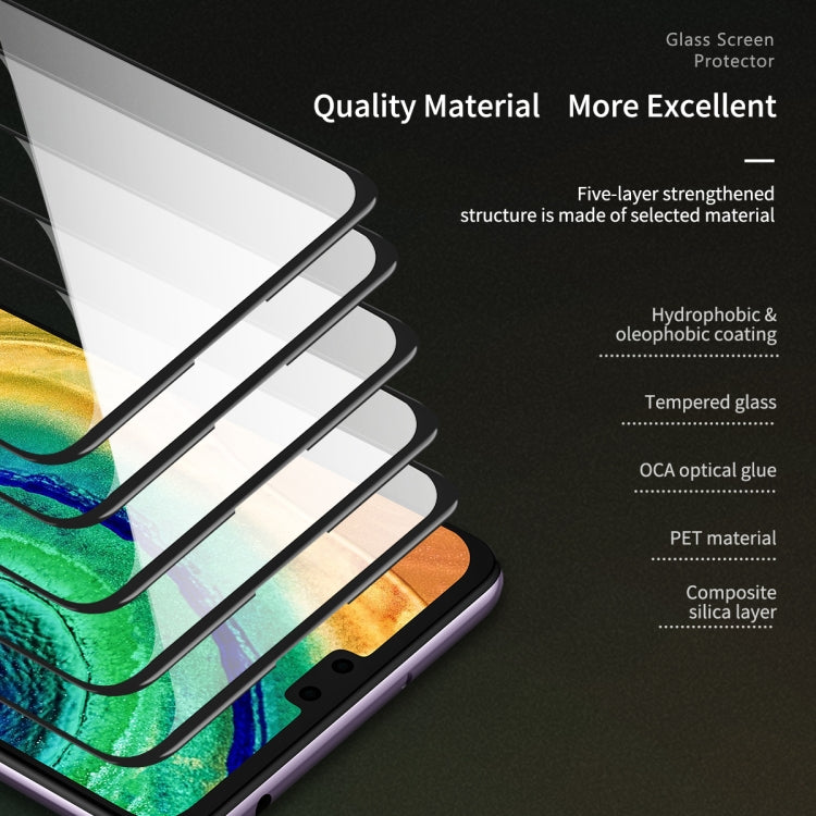 ROCK 9H 3D Curved Heat Bending Full Screen Tempered Glass Film for Huawei Mate30 Pro