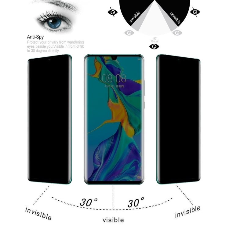 UV Full Cover Anti-spy Tempered Glass Film for Huawei P30 Pro