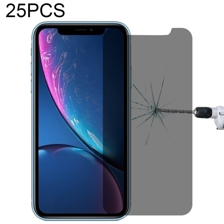 For iPhone XR 10pcs  9H Surface Hardness 180 Degree Privacy Anti Glare Screen Protector