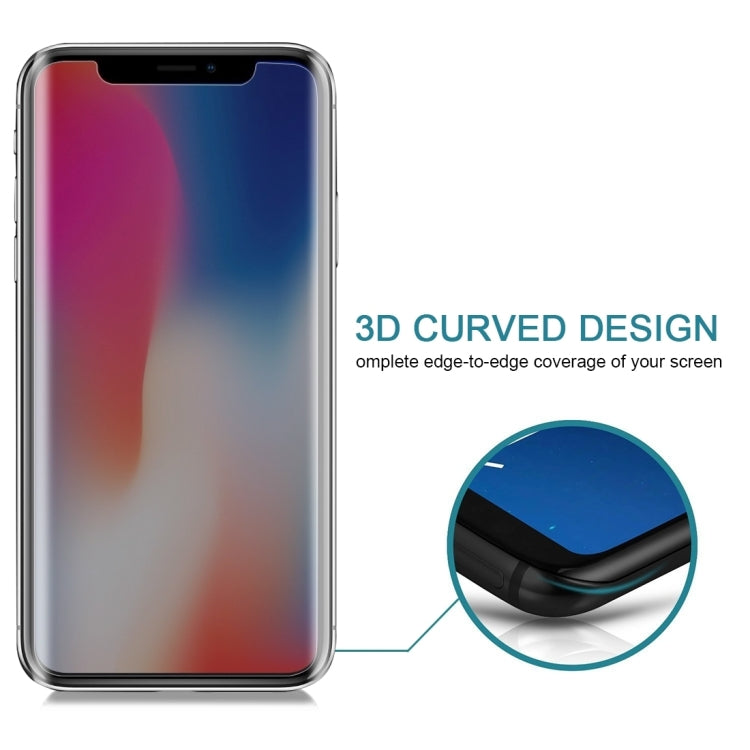 For iPhone X / XS 10pcs  9H Surface Hardness 180 Degree Privacy Anti Glare Screen Protector