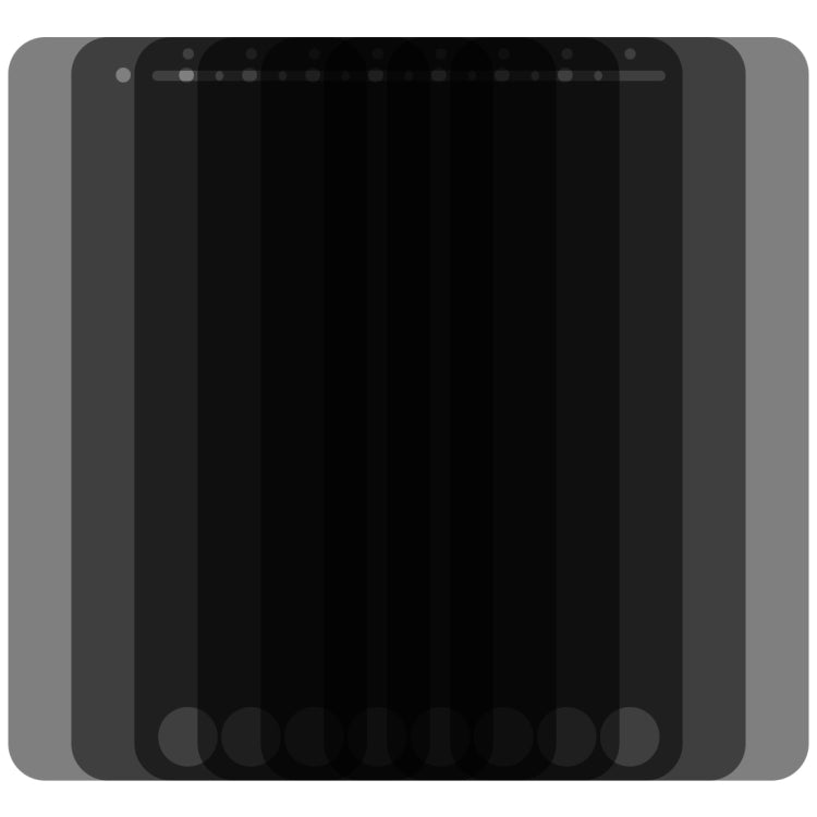 10PCS  9H Surface Hardness 180 Degree Privacy Anti Glare Screen Protector for iPhone 7 Plus / 8 Plus