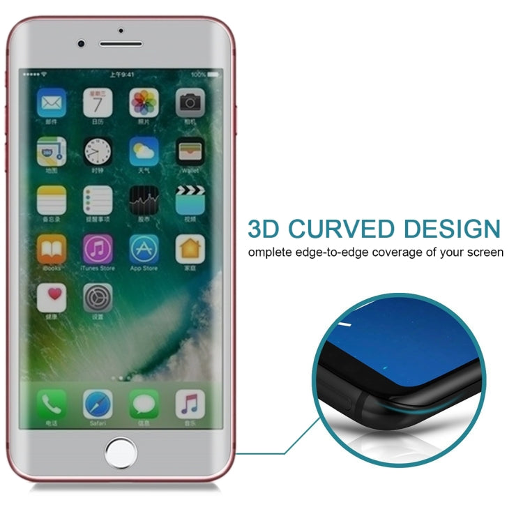 10PCS  9H Surface Hardness 180 Degree Privacy Anti Glare Screen Protector for iPhone 7 Plus / 8 Plus