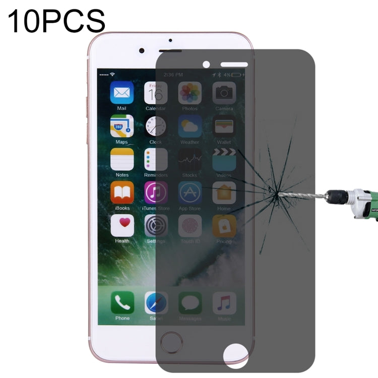 10PCS  9H Surface Hardness 180 Degree Privacy Anti Glare Screen Protector for iPhone 6