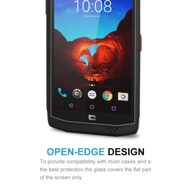 100 PCS for Crosscall TREKKER X3 0.3mm Tempered Glass Film, No Retail Package