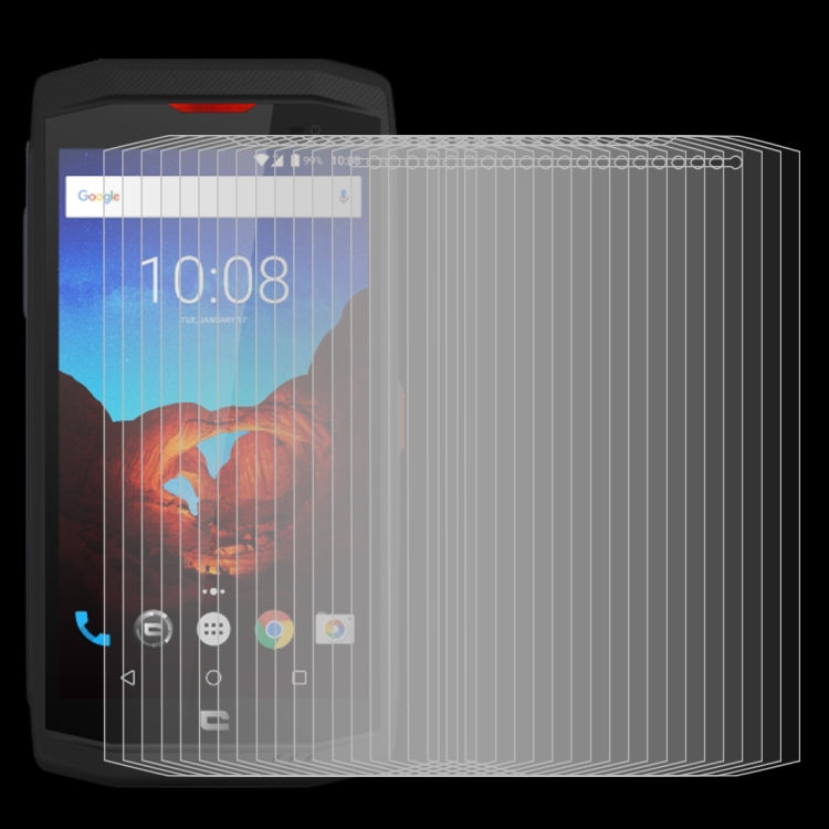 100 PCS for Crosscall TREKKER X3 0.3mm Tempered Glass Film, No Retail Package