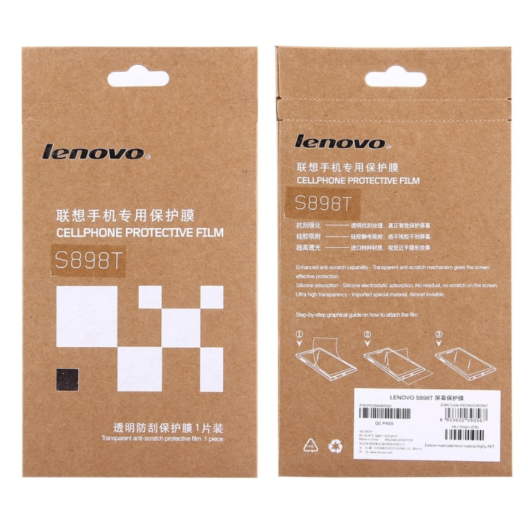 For Lenovo  S898T+ (S-MPH-0793) PET Screen Protector Protective Film
