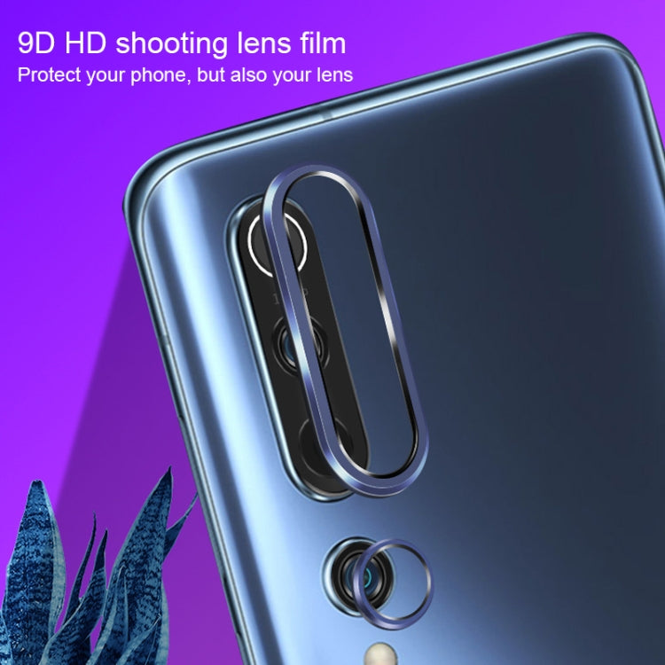 For Xiaomi Mi 10 Pro 0.3mm 9D 9H Rear Camera Lens Tempered Glass Film  + Lens Ring Frame