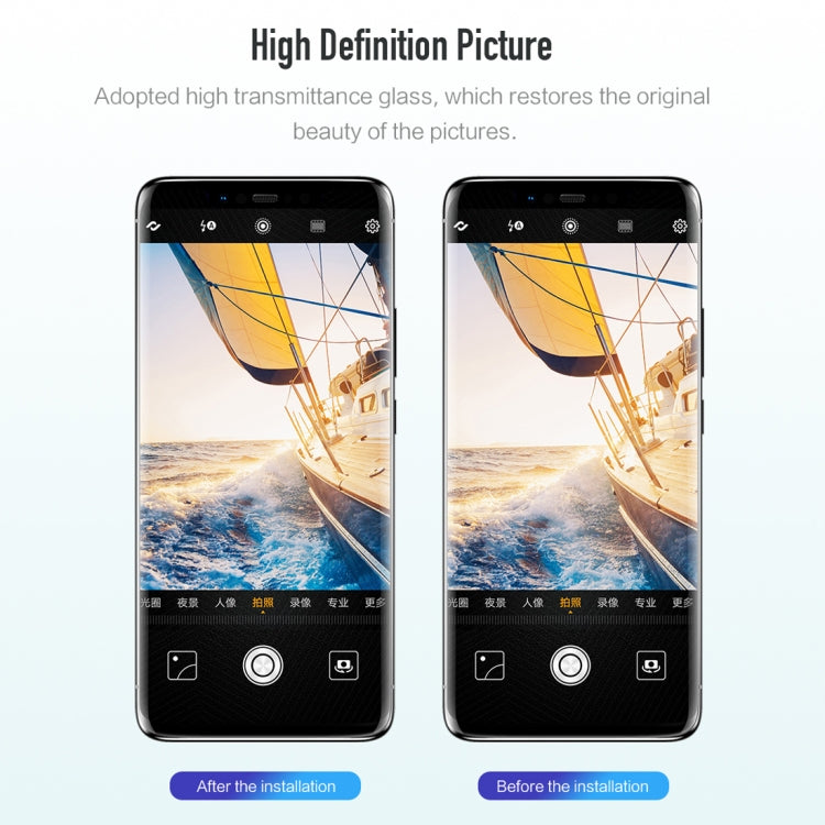 2 PCS ROCK 0.15mm Tempered Glass Rear Camera Lens Protector Film for Huawei Mate20 X