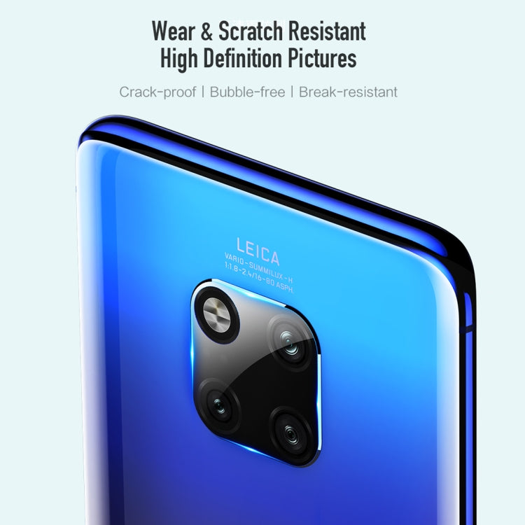 2 PCS ROCK 0.15mm Tempered Glass Rear Camera Lens Protector Film for Huawei Mate20 Pro