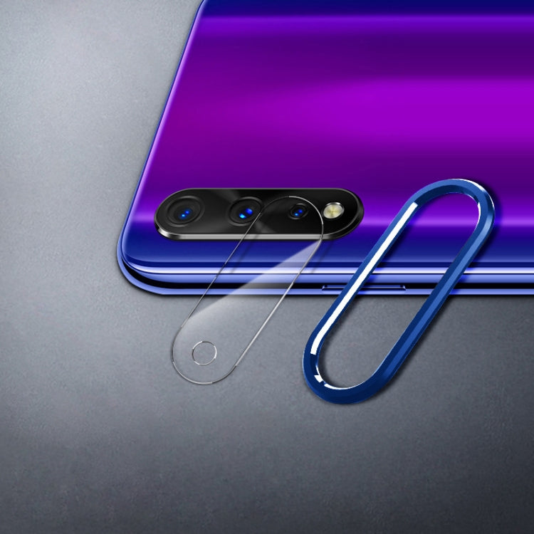 For Vivo iQOO Neo 0.3mm Metal Rear Camera Lens Ring + Rear Camera Lens Tempered Glass Film Set