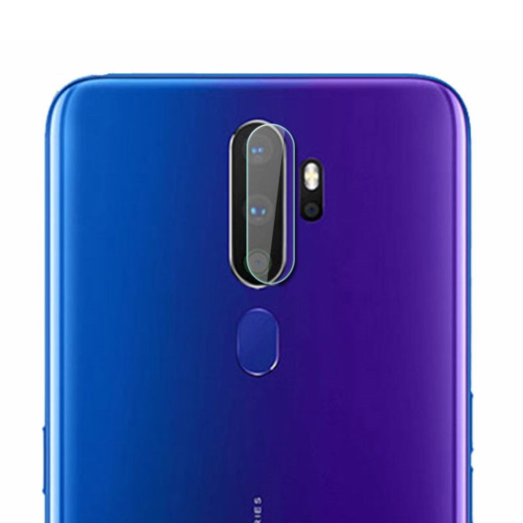 10 PCS For OPPO A5 2.5D Transparent Rear Camera Lens Protector Tempered Glass Film