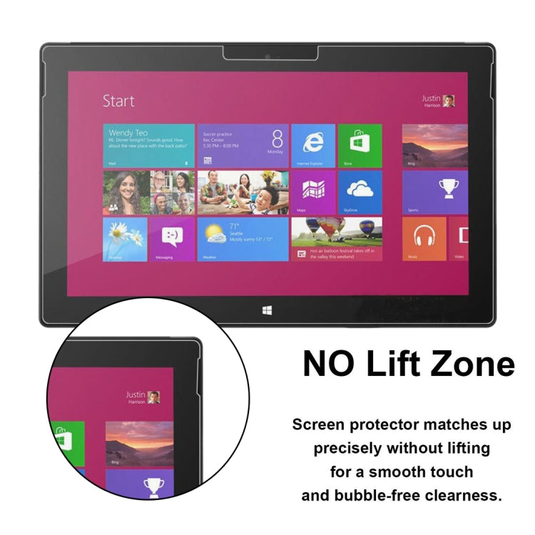 2 PCS 3H Professional Paper Textured Screen Film Pencil Sketch Film for Microsoft Surface Pro 4 / 5 / 6 / 7