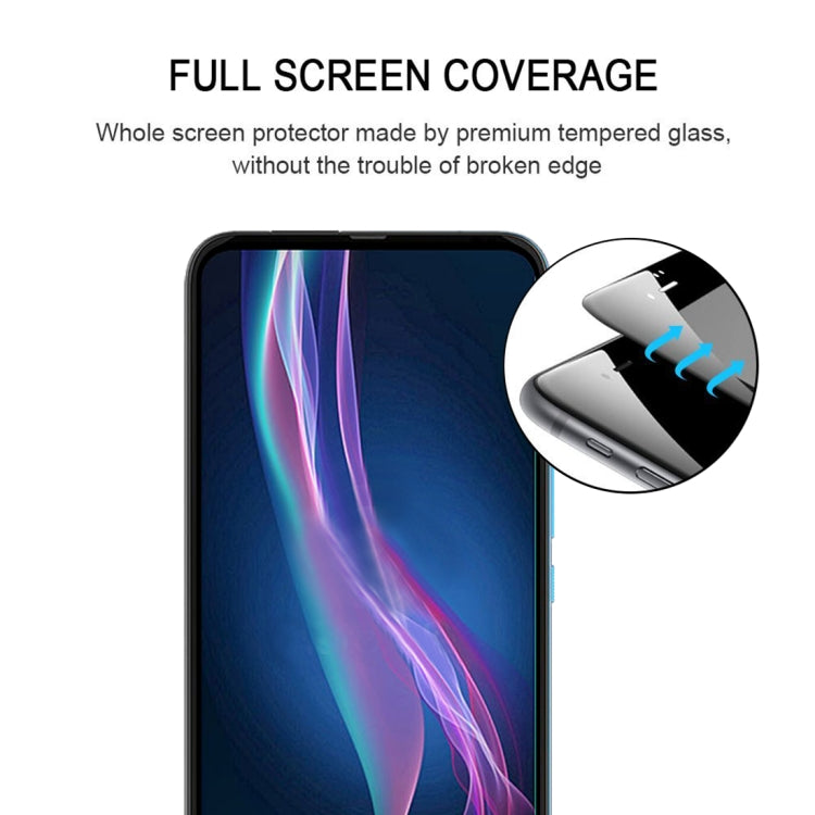 For Motorola Moto One Fusion Plus Full Glue Full Screen Tempered Glass Film