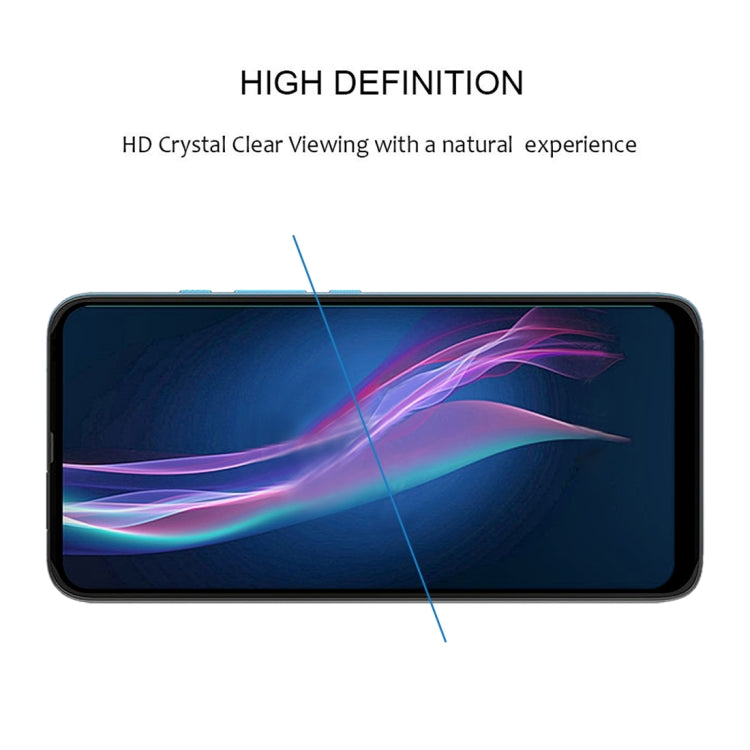 For Motorola Moto One Fusion Plus Full Glue Full Screen Tempered Glass Film