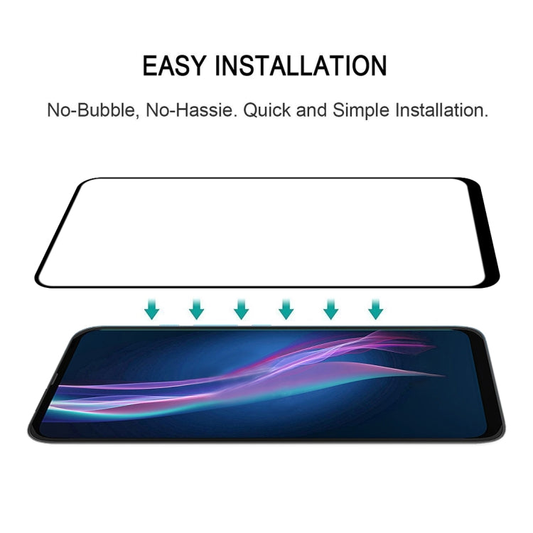 For Motorola Moto One Fusion Plus Full Glue Full Screen Tempered Glass Film